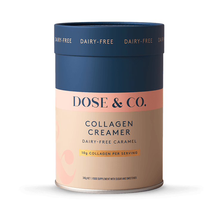 Dose & Co Dairy-Free Collagen Creamer Caramel 340g