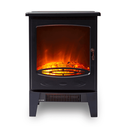 Jesmond 1.85KW Log Effect Fire Stove Black