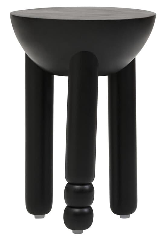 Fifty Five South Walsa Side Table Tri Mango Wood Black