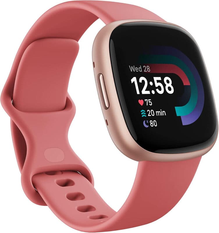 Fitbit Versa 4 - Pink Sand/ Copper Rose