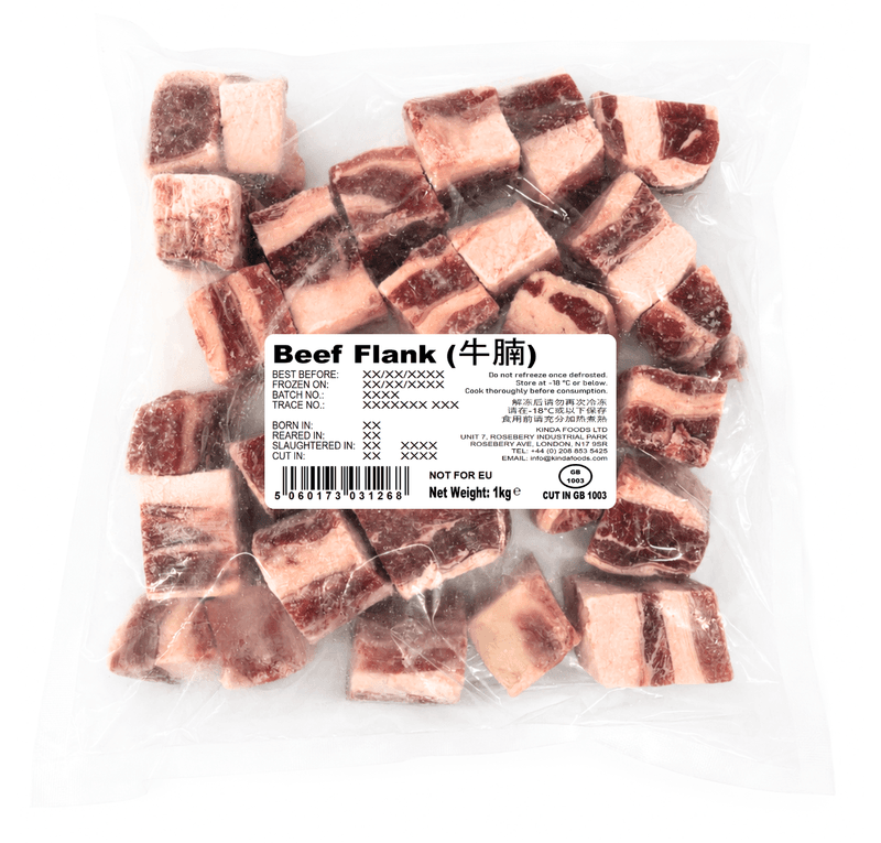 Kinda Diced Beef Flank 1 kg
