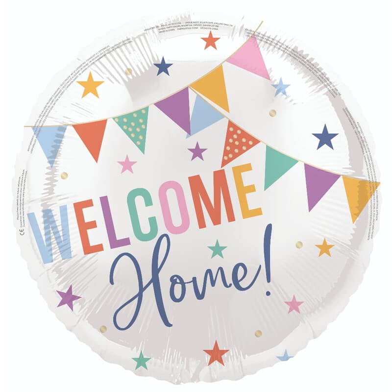 Unique Party Welcome Home Foil Balloon, 45cm