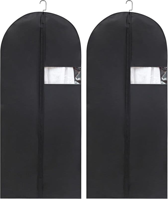 ANQI Garment Bags, 120 x 60 cm, Garment Cover for Suit, Pack of 5, New Year Sale , Top gift picks