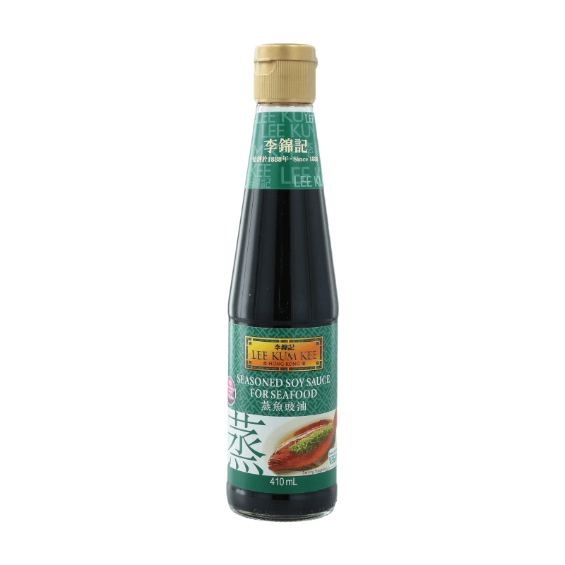 LEE KUM KEE Ambient Food Jam & Spreads Seasoned Soy Sauce 410ml Rich Savory Flavor for Seafood Dishes and Everyday Cooking