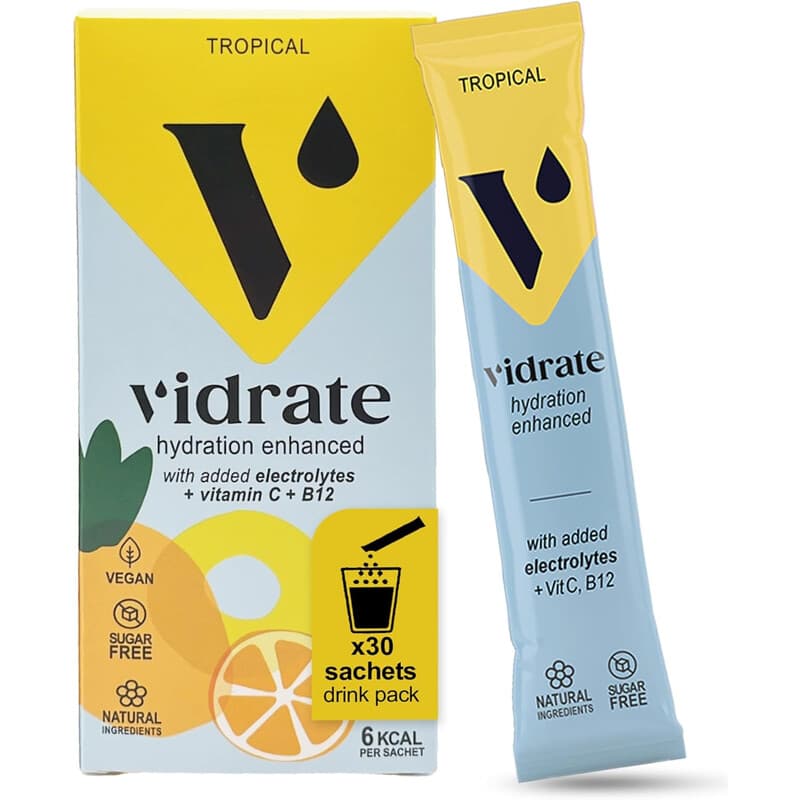Vidrate Hydration Powder Tropical Flavour - 10 x 3g