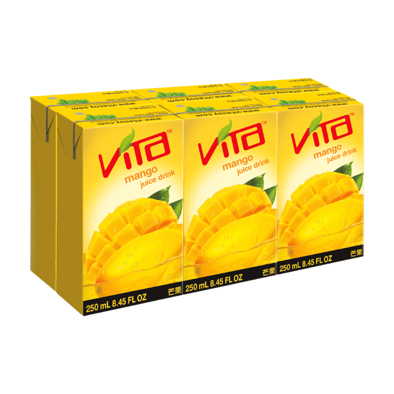 【cooling】【hydration】Vitasoy mango drink 6x250ml