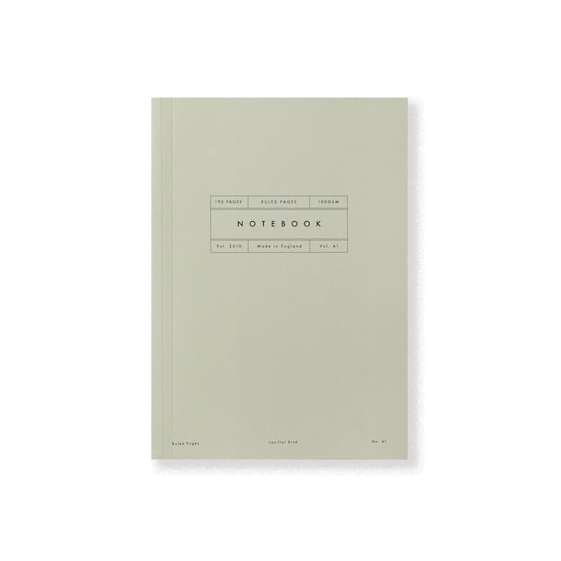 Katie Leamon A5 Notebook Lined Paper 100GSM Sage