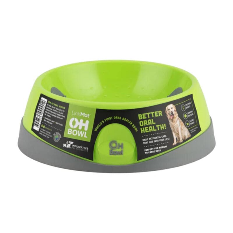 LickiMat OH Dog Bowl Medium Green