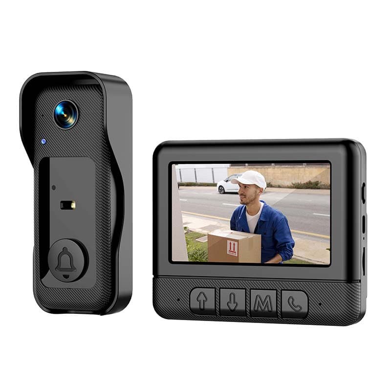 Rexsun X6 Smart Doorbell – Compact Aluminum Alloy Video Doorbell, Real-Time View, Long Battery Life, Easy Installation, Voice Recording & MP3