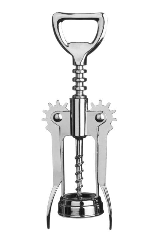 Essentials by Premier Effortless Wing Corkscrew, Durable Wing Corkscrew For Kitchen, Chrome Plated Bottle Opener For Kitchen