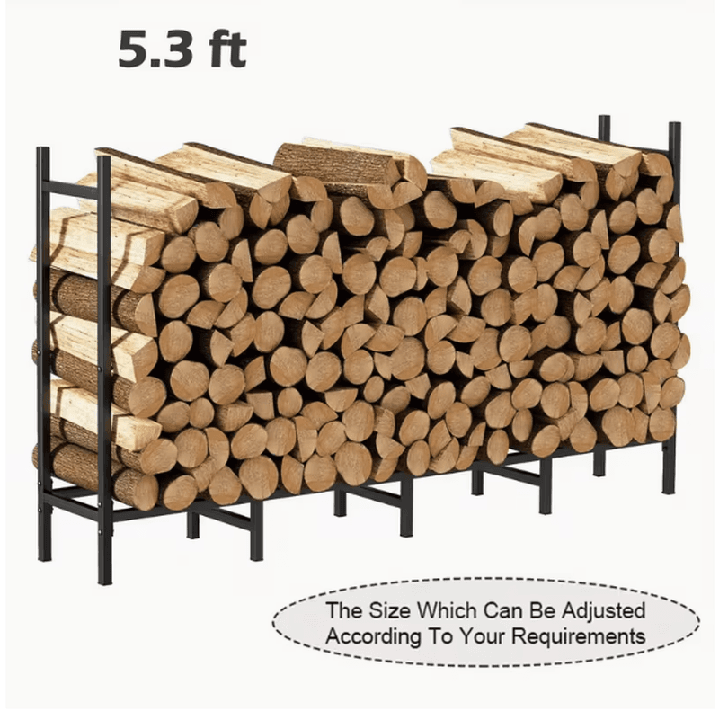 SRD 1.6 m Large Firewood Rack, New Year Sale , Top gift picks