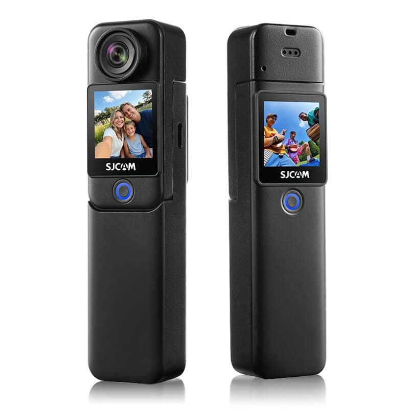 SJCAM C300 4K Action Camera Ultra Long Battery Life 460 Mins with 6-Axis EIS Stabilization 1.3 Inch Touch Screen 30m Waterproof with Case 20MP Photo