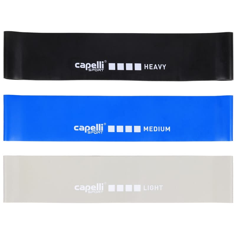 3PK Loop Resistance Band - Latex circumference ,Light/Medium/Heavy Resistance,Latex offer durable resistance,No smell, Soft Touch,Excellent