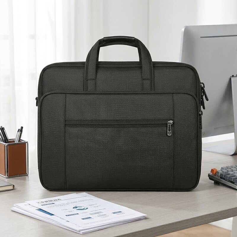 Laptop Bag 17 Inch, Large Laptop Messenger Shoulder Handbag Expandable with 2 Compartments for Men, Waterproof Business Travel Work Messenger Bag