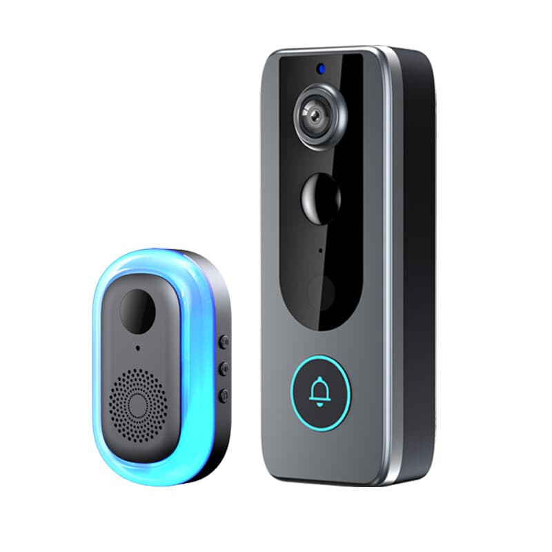 ochama Smart Doorbell Video Doorbell, Home Surveillance Camera, Electronic Peephole, Remote Monitoring, Weatherproof & Dustproof, Ultra HD Night