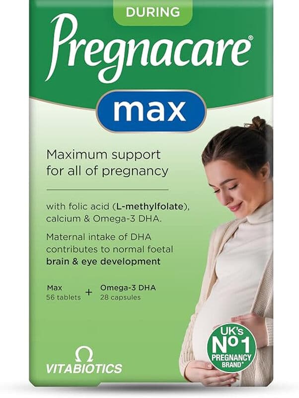 Vitabiotics Pregnacare Max During Pregnancy Dual Pack Capsules - 84 Tablets & Capsules
