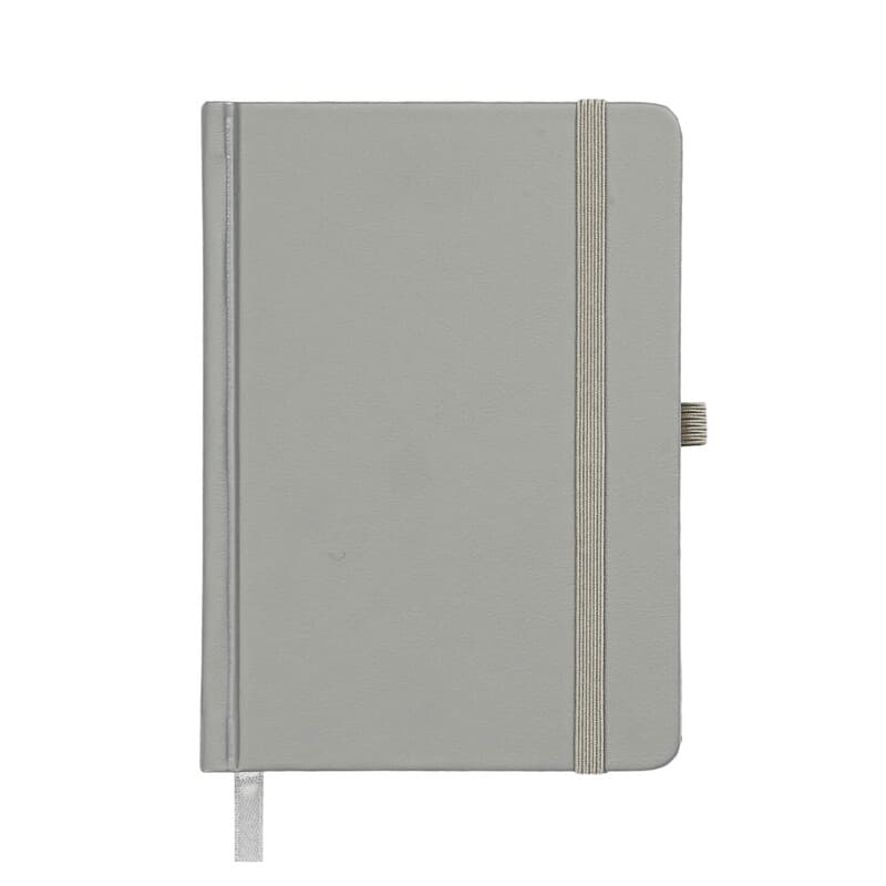 Jubiluu A5 Floral Fabric Hardcover Lined Notebook - 96 Sheets (106g offset paper), Bookmark & Elastic Band - Classic Cream Ruled Journal for
