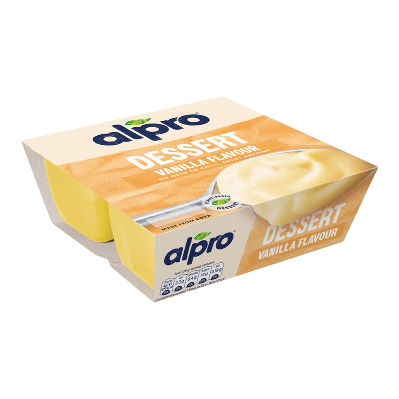 Alpro Dairy Free Vanilla Dessert 4 x 125g