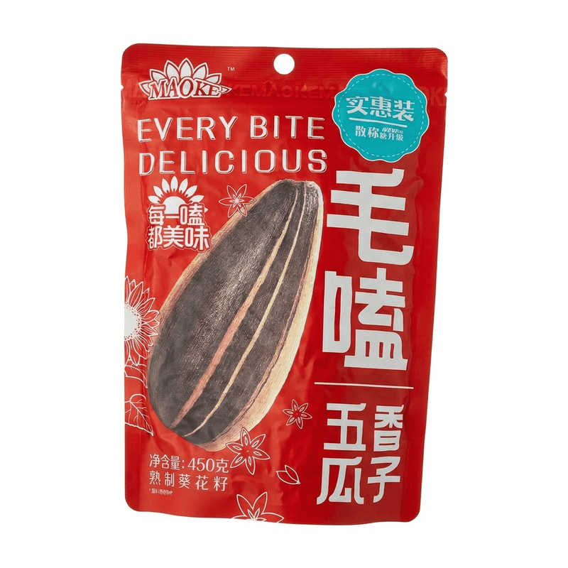 ChaCha Roasted Sunflower Seeds, Salted Flavor, 450g