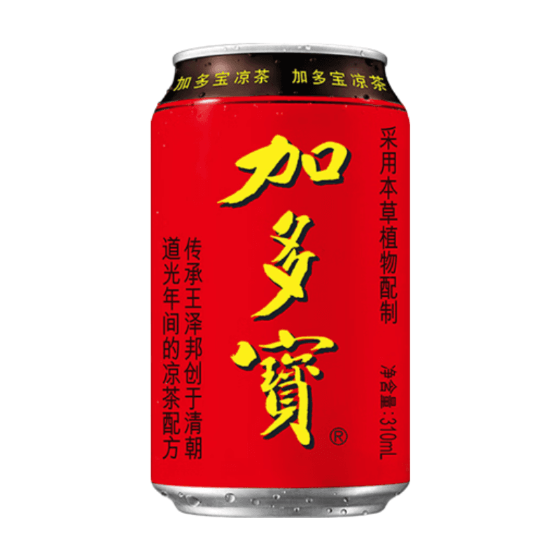【cooling】【hydration】Jia Duo Bao Herbal Tea Drink, 310 mL per Bottle