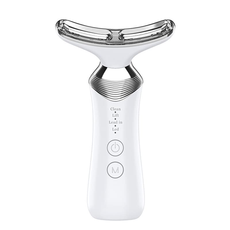 Sunluxy K9 Neck Device, 14 LED Four-Color Light Therapy, 42℃ Constant Temperature Hot Compress, 3-Level EMS Microcurrent & High-Frequency Vibration,