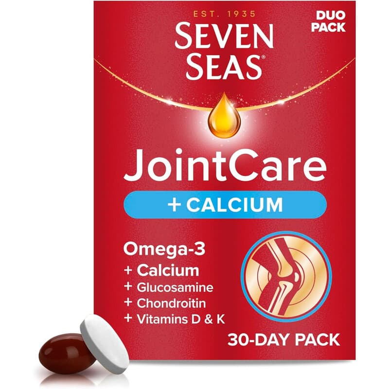 Seven Seas JointCare + CALCIUM with Omega-3 and Glucosamine