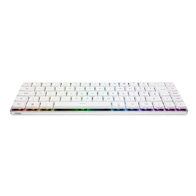 ASUS ROG Falchion RX Low Profile 65% Compact Wireless Gaming Keyboard -White, UK Layout