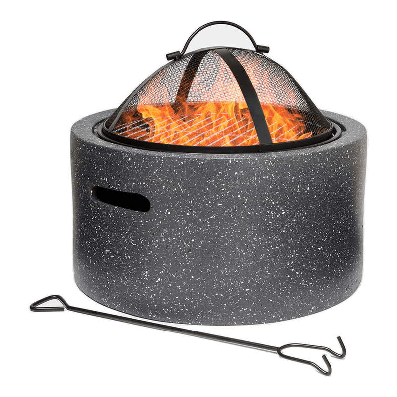 Vonhaus Fire Pit 2-in-1 with BBQ Cooking Grill