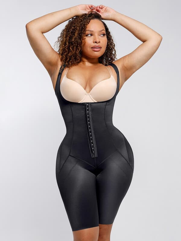 Feelingirl Mesh Smooth Mid-Thigh Everyday Invisible Ege-free V-back Slimming Waist Shorts for Women L Black, Couple Gift Perfect Gift