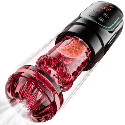 Cinder - 5 IN 1 Blowjob Thrusting Rotating Sucking Vibrating Licking Stroker