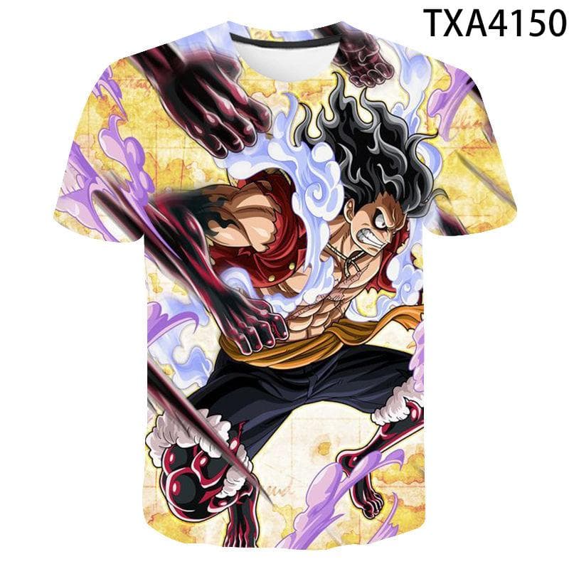 New Summer One Piece 3D T shirt Men Women Children Casual Fashion Streetwear Boy Girl Kids Printed T-shirt Cool Tops Tee 120cm