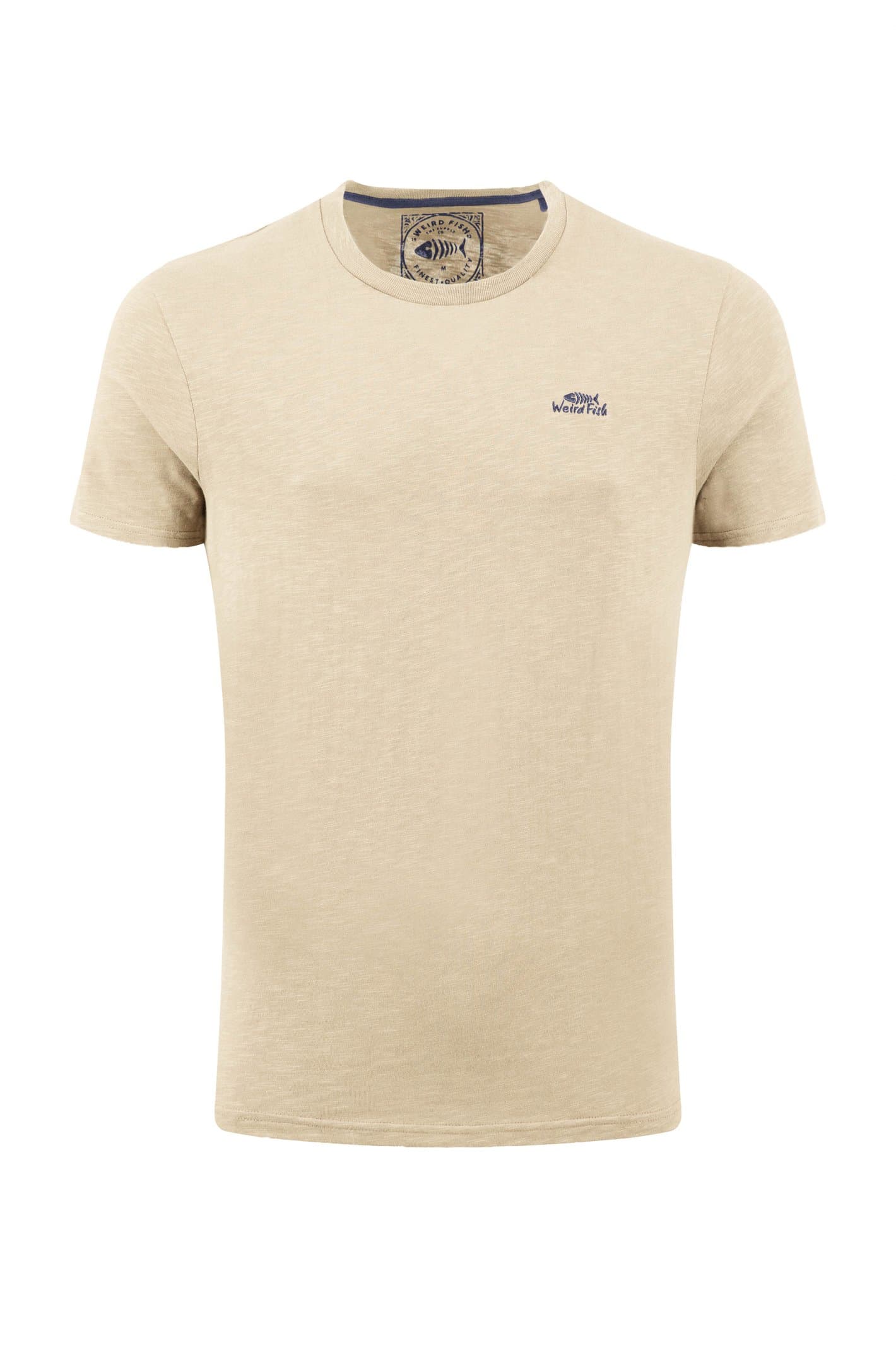 Weird Fish Fished Branded T-Shirt Egg Shell Size M