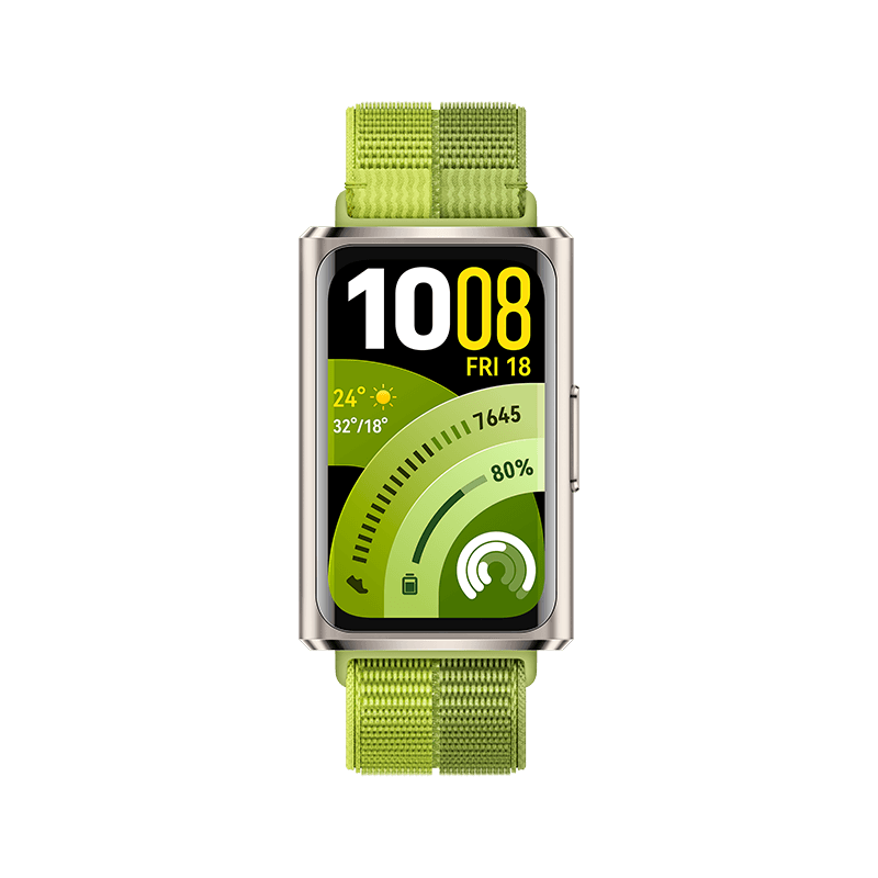 HUAWEI Band 11 Pro Field Green with Built-in GPS/ A clean metallic design that's as it gets/ Big level-up in sports GNSS precision/ Last for