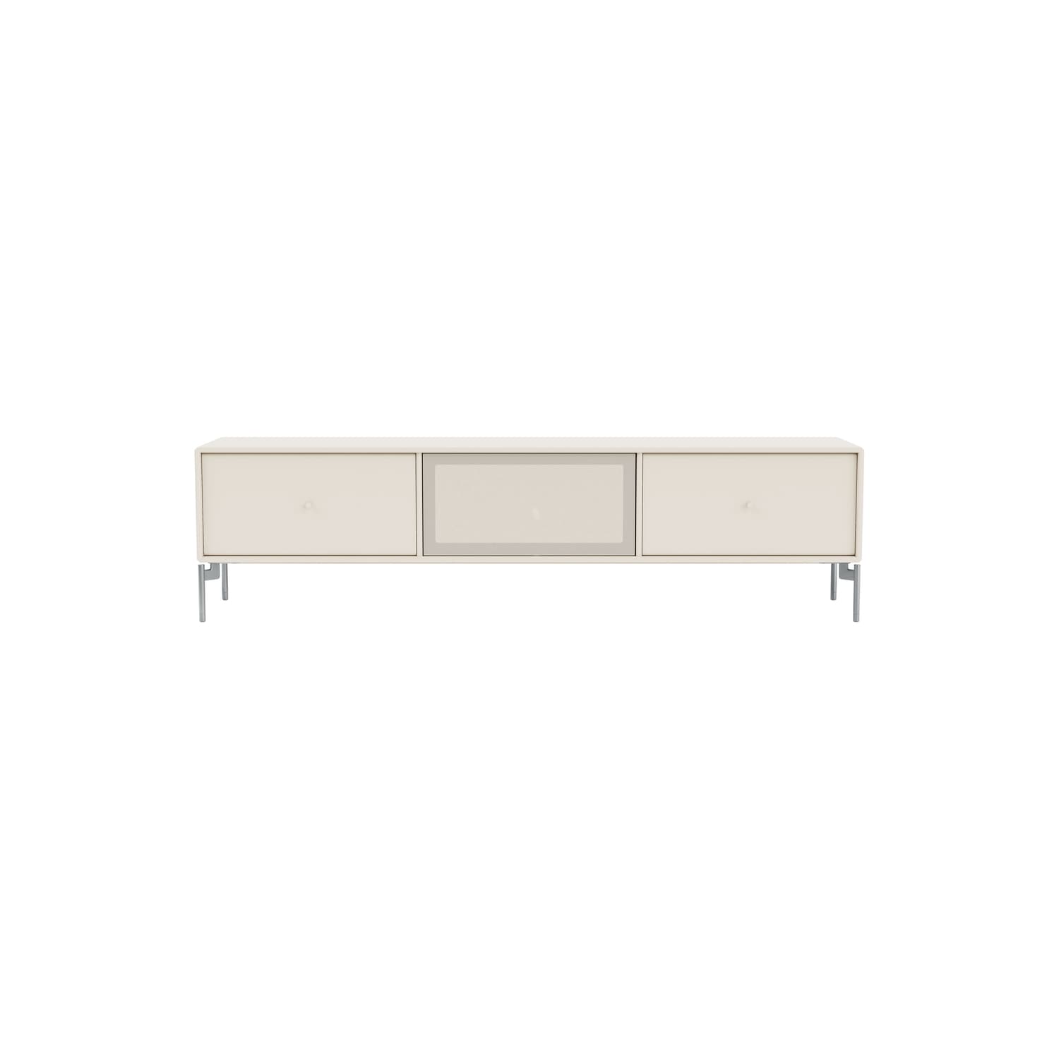 MONTANA - TV unit Meuble TV - White - Perforated steel - Designer Peter J. Lassen