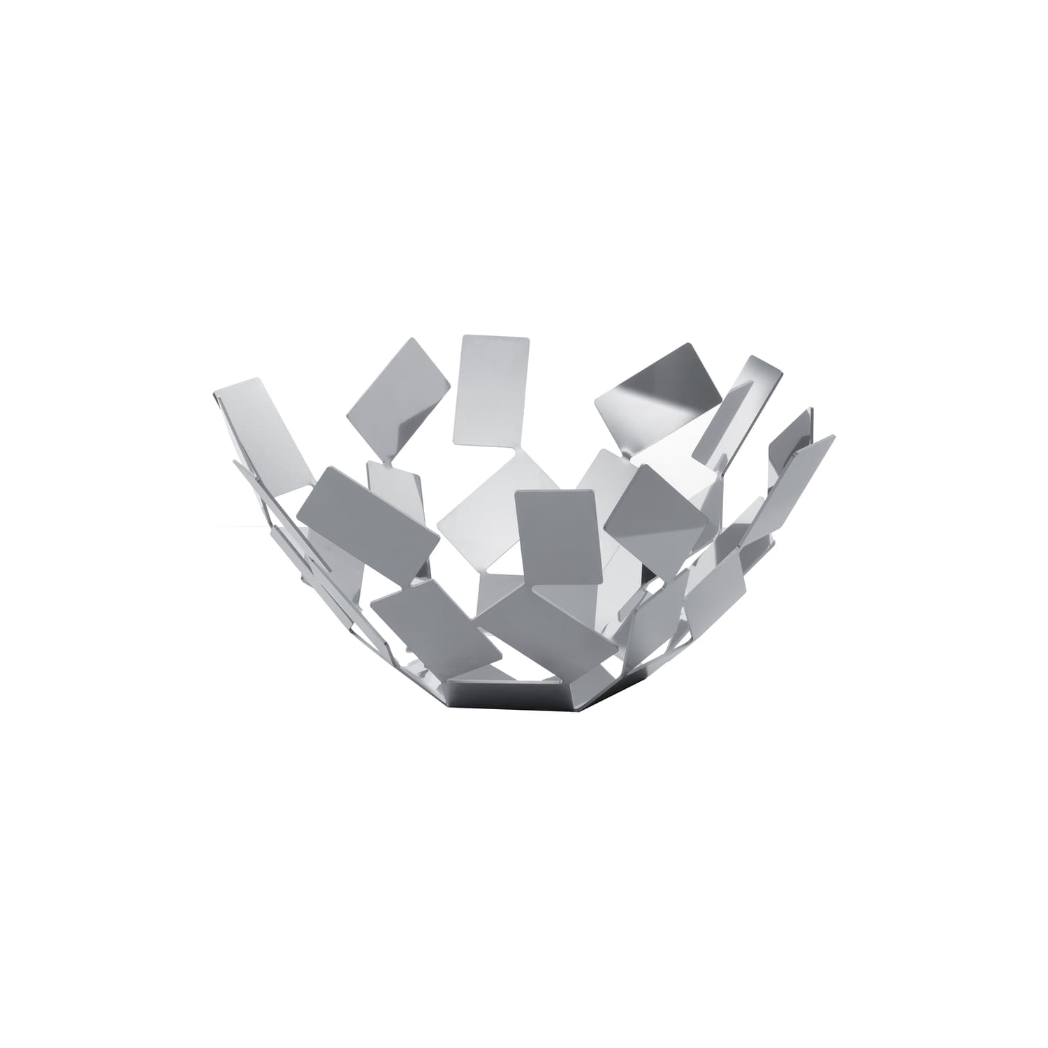 Alessi - Fruit holder La Stanza dello Scirocco - Metal - Polished stainless steel - Designer Mario Trimarchi