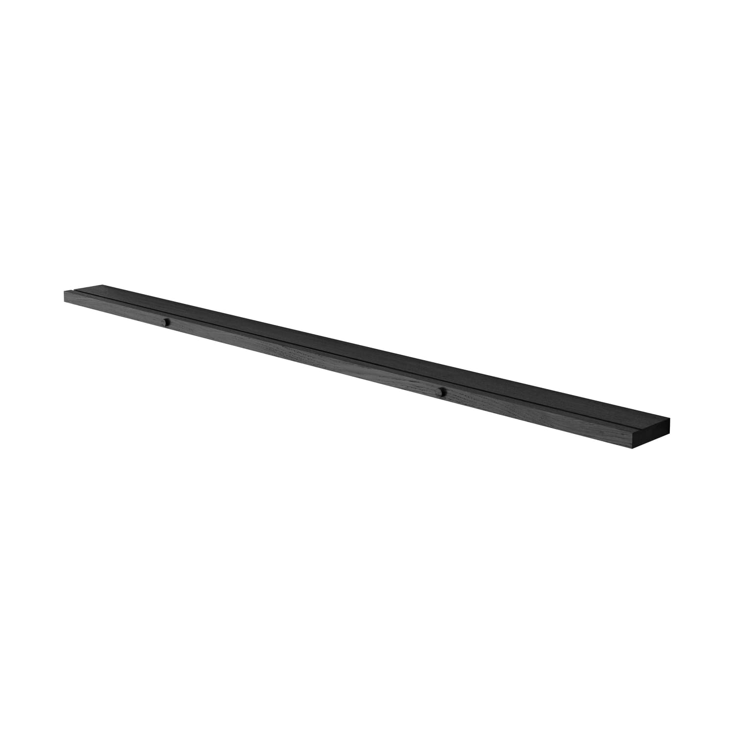 MOEBE - Frame shelf Gallery Shelf - Black - Tinted oak wood