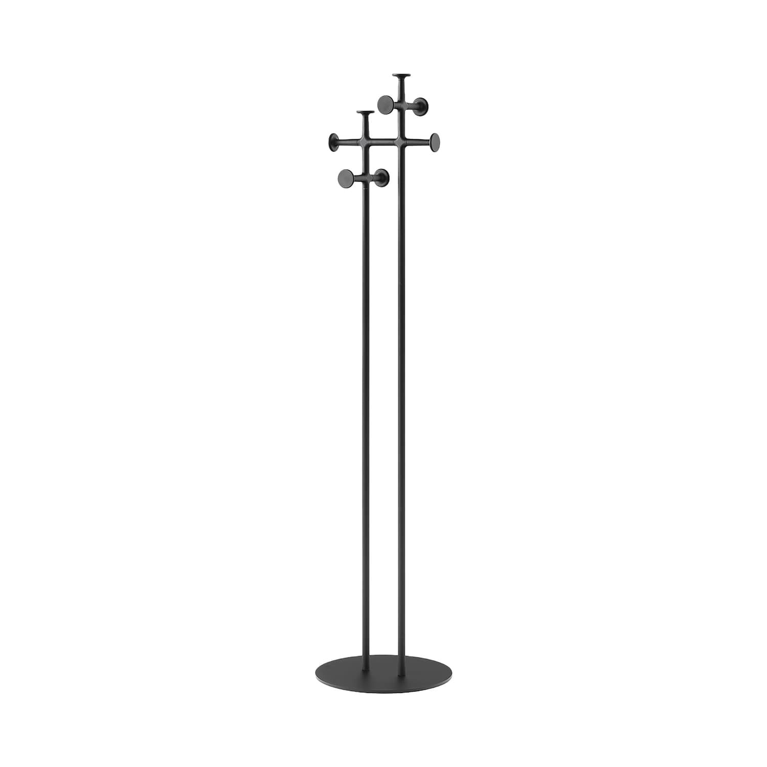 Audo Copenhagen - Standing coat rack Afteroom - Black - Zinc alloy - Designer Afteroom Studio