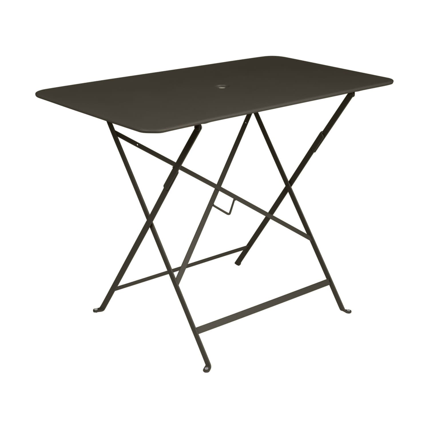 Fermob - Rectangular table Bistro - Brown - Lacquered steel - Designer Studio Fermob