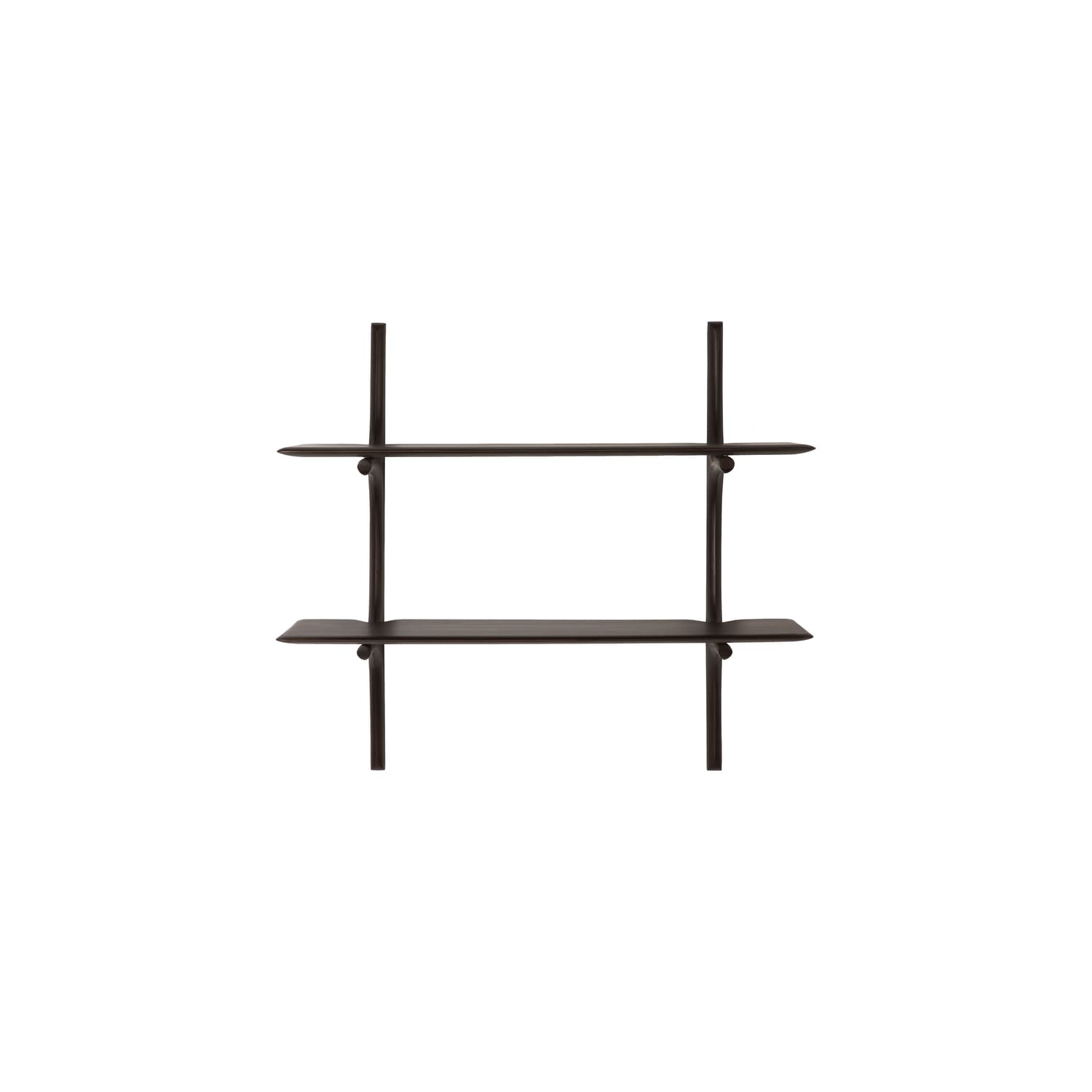 Ethnicraft - Shelf PI - Brown - Stained solid mahogany - Designer Alain van Havre