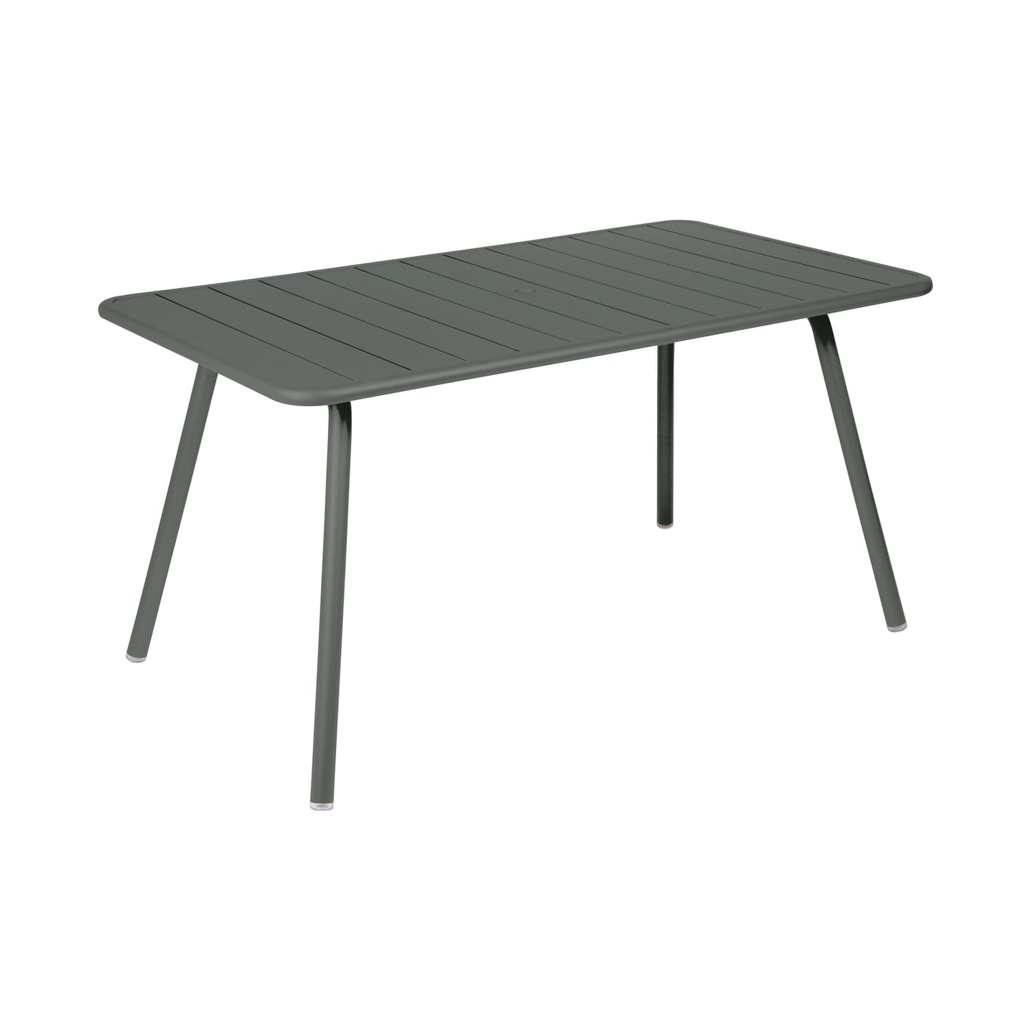 Fermob - Rectangular table Luxembourg - Green - Lacquered aluminium - Designer Frédéric Sofia