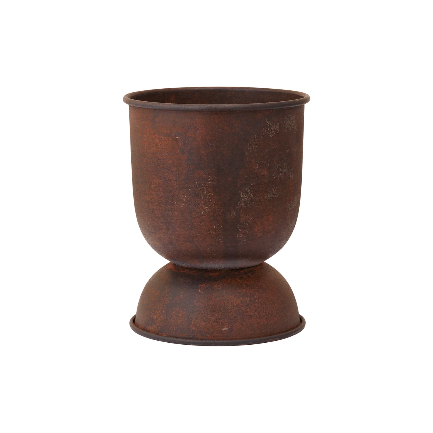 Ferm Living - Flowerpot Hourglass - Brown - Steel - Designer Trine Andersen