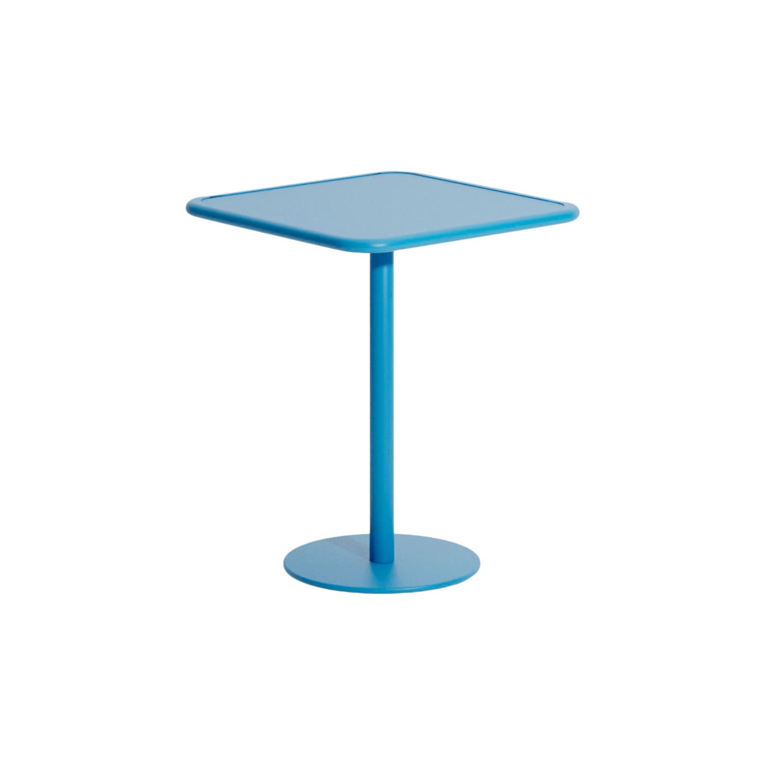 Petite Friture - Square table Week-end - Blue - Aluminium - Designer Studio BrichetZiegler