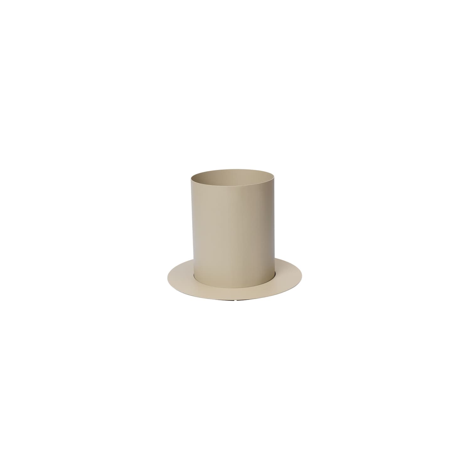 Ferm Living - Flower-pot holder Auran - Beige - Galvanised steel
