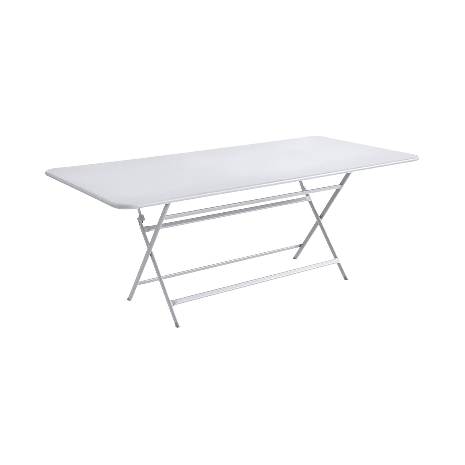 Fermob - Rectangular table Caractère - White - Painted steel - Designer Studio Fermob