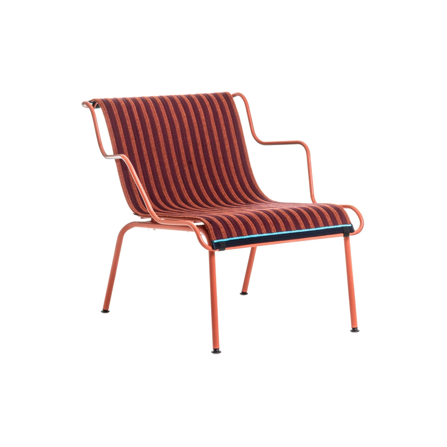 Magis - Stackable Lounge chair with armrests South - Orange - Polyolefin - Designer Konstantin Grcic