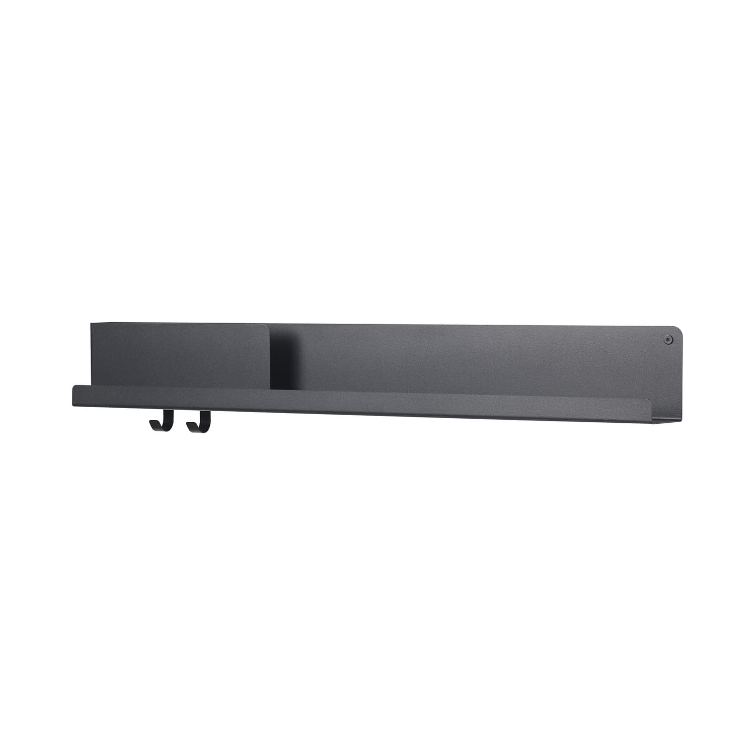 Muuto - Shelf Folded - Black - Lacquered steel - Designer Johan van Hengel
