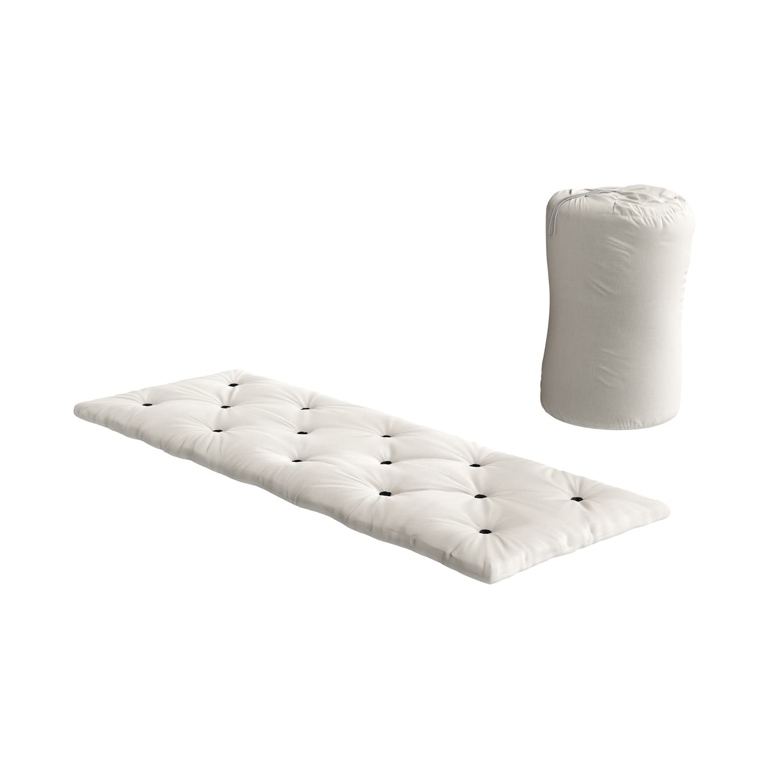 KARUP - Futon mattress Bed in a Bag - White - Mixed-fibre