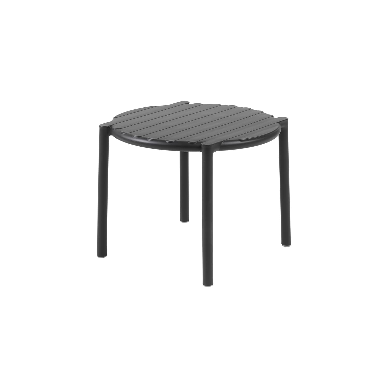 NARDI - Coffee table Doga - Black - Fibreglass resin - Designer Raffaello Galiotto