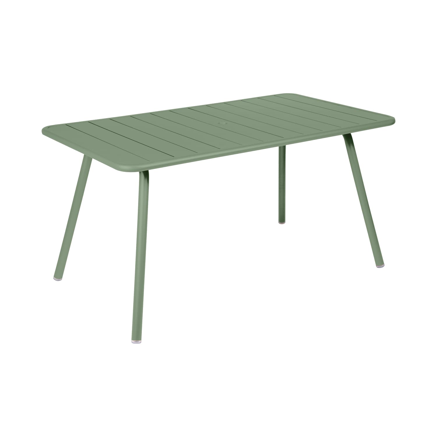Fermob - Rectangular table Luxembourg - Green - Lacquered aluminium - Designer Frédéric Sofia