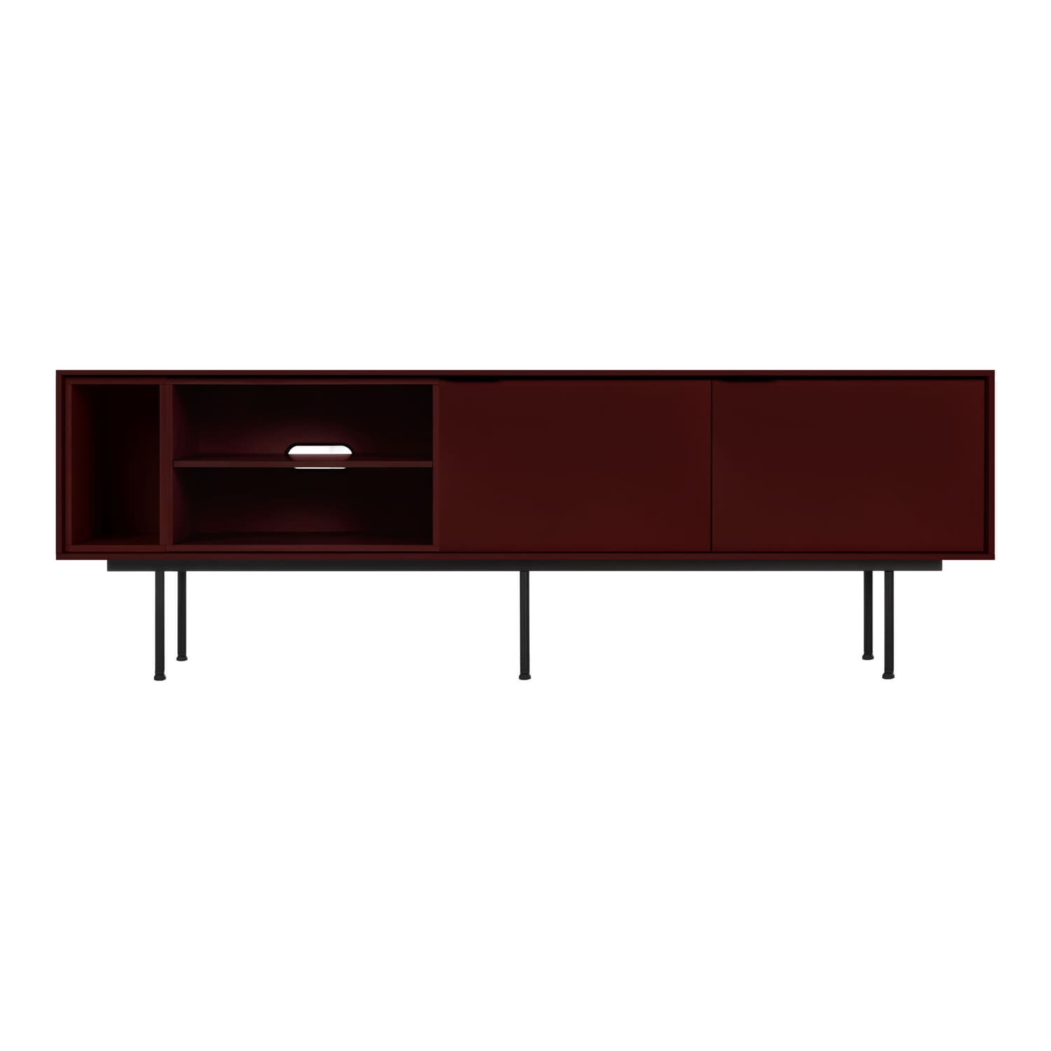 NOO. MA - TV unit Mod - Red - Melamine - Designer noo. ma team